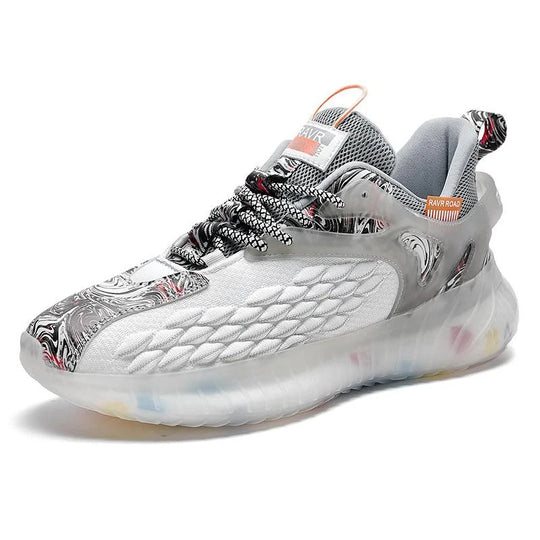 Fish Scale Airflow Super Soft Sole Men's Casual Sports Shoes
