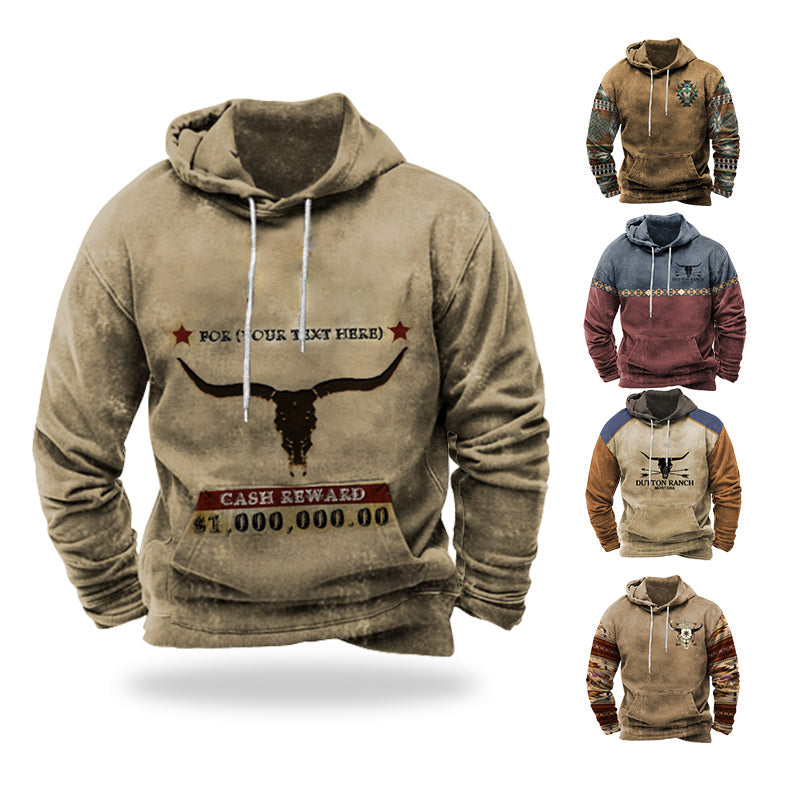 🔥Buy 2 Free shipping🔥Men's Printed Hooded Sweatshirt