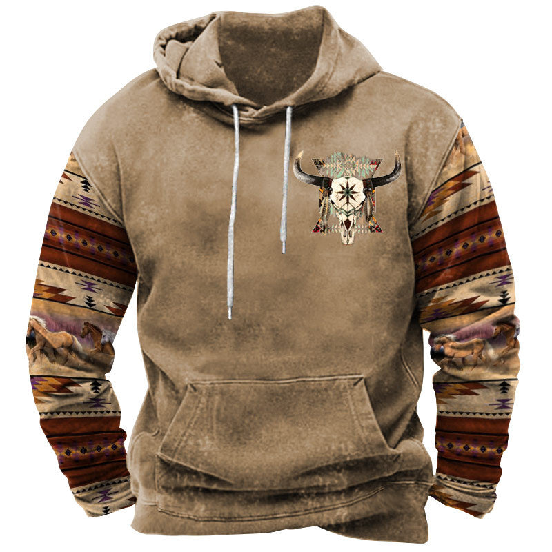 🔥Buy 2 Free shipping🔥Men's Printed Hooded Sweatshirt
