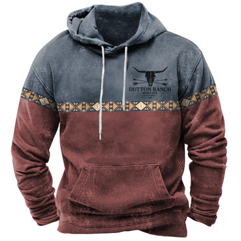 🔥Buy 2 Free shipping🔥Men's Printed Hooded Sweatshirt