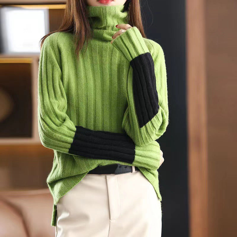 Women's Cozy Loose Turtleneck Sweater