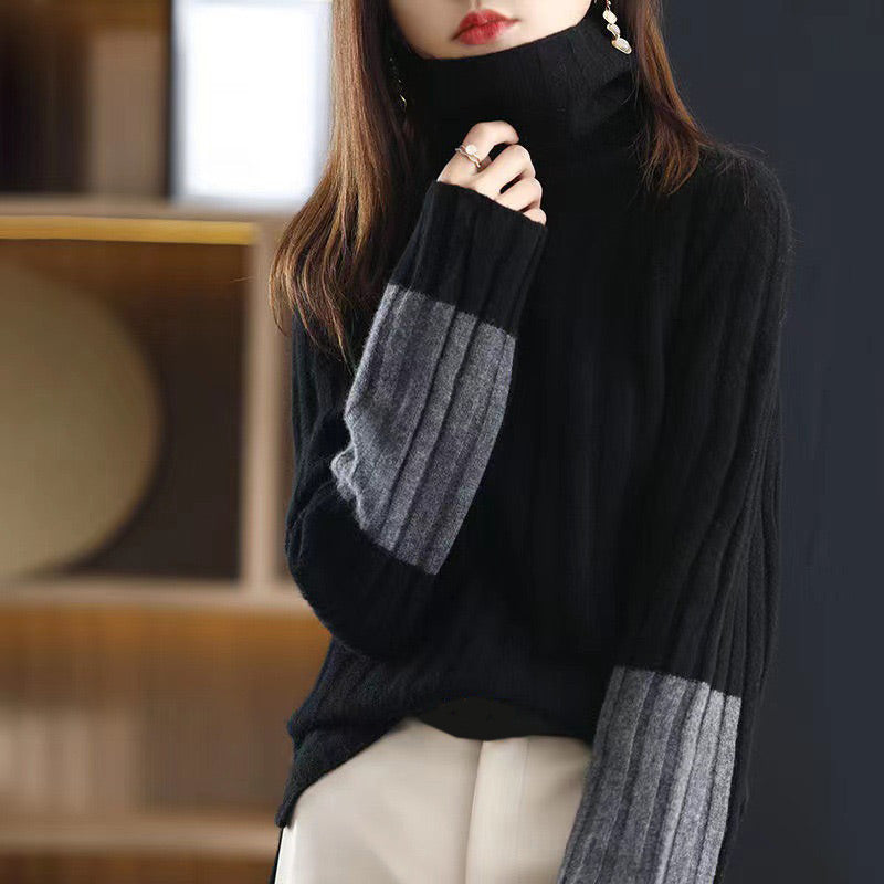 Women's Cozy Loose Turtleneck Sweater