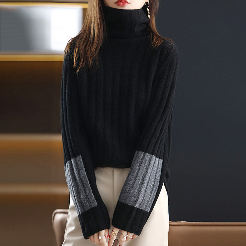 Women's Cozy Loose Turtleneck Sweater