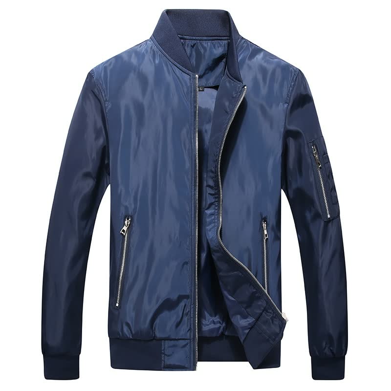 Men's Fashion Casual Solid Jacket