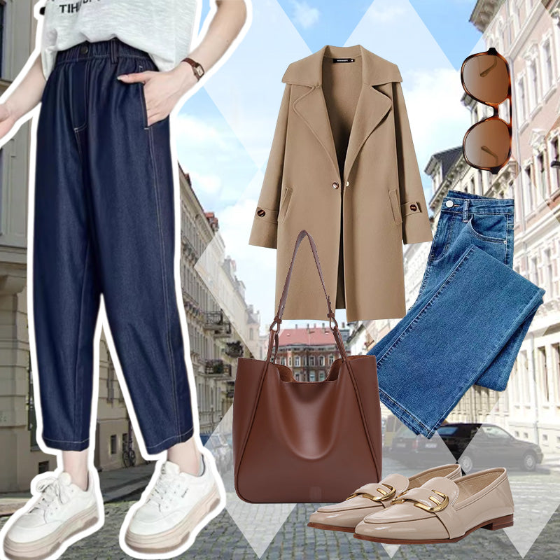 Women’s Soft Denim Harem Pants