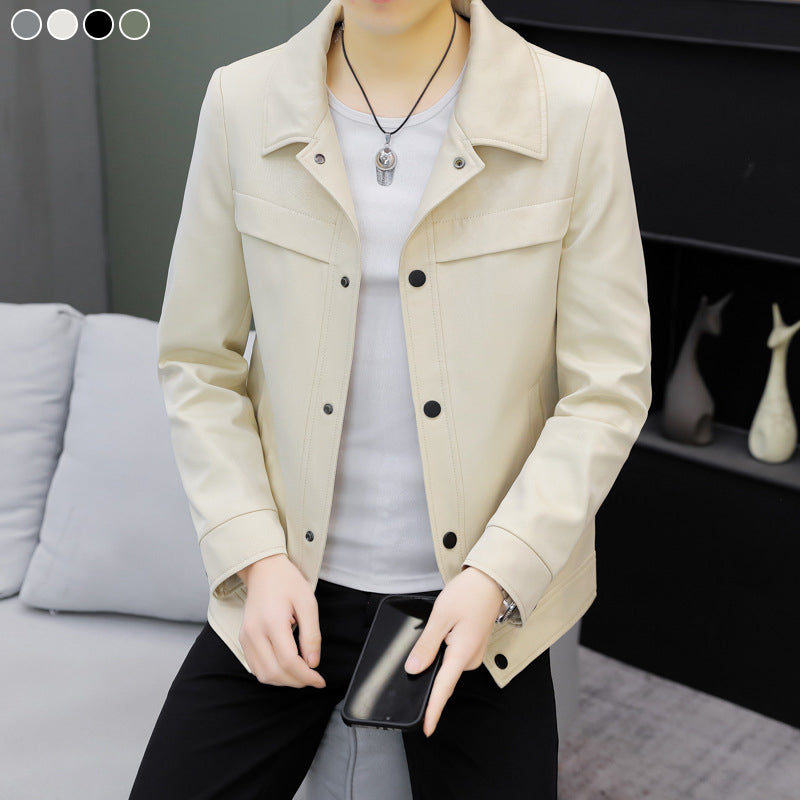 Men's Fashion Leisure Lapel Collar Jacket