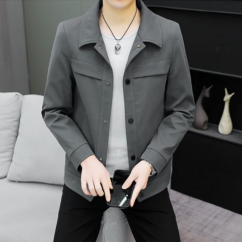 Men's Fashion Leisure Lapel Collar Jacket