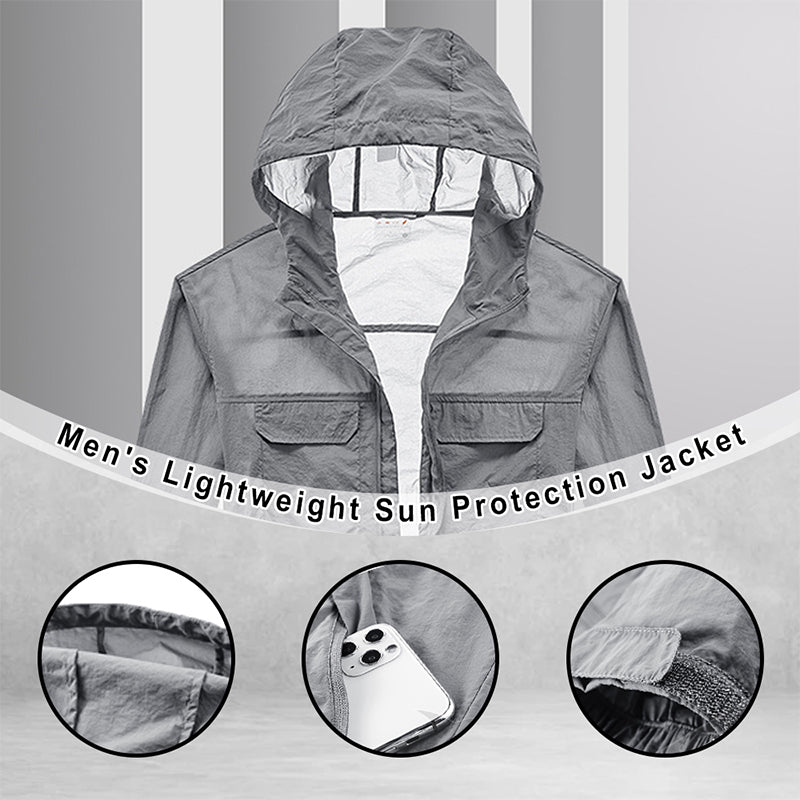 ⏳ Limited time 50% off! 💥Men's Lightweight Sun Protection Jacket(The more you buy, the higher the discount)