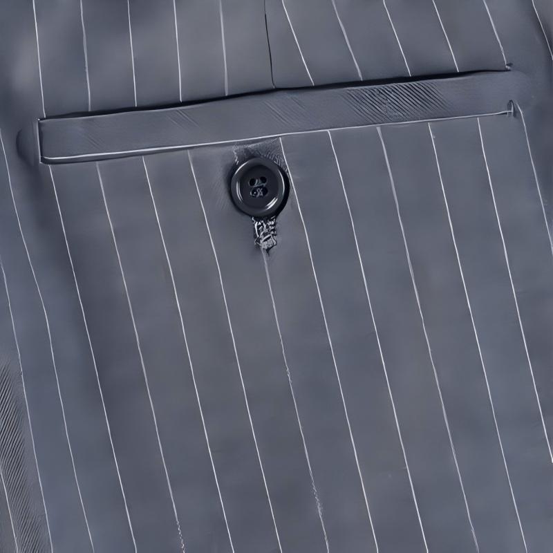 Men's Classic Comfortable High-Waist Straight-Cut Trousers