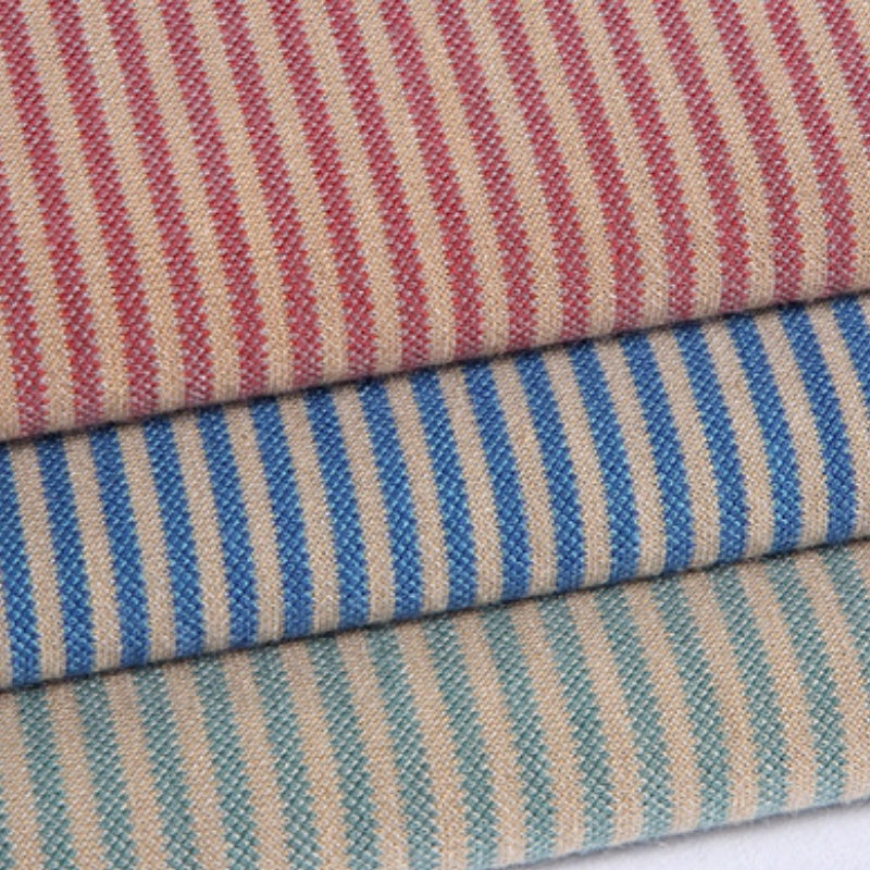 Men’s Casual Lapel V-Neck Striped Tops