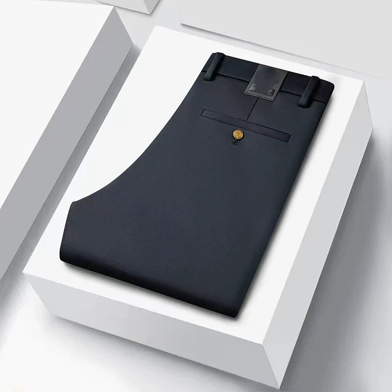 Men's High-Stretch Straight-Leg Pants