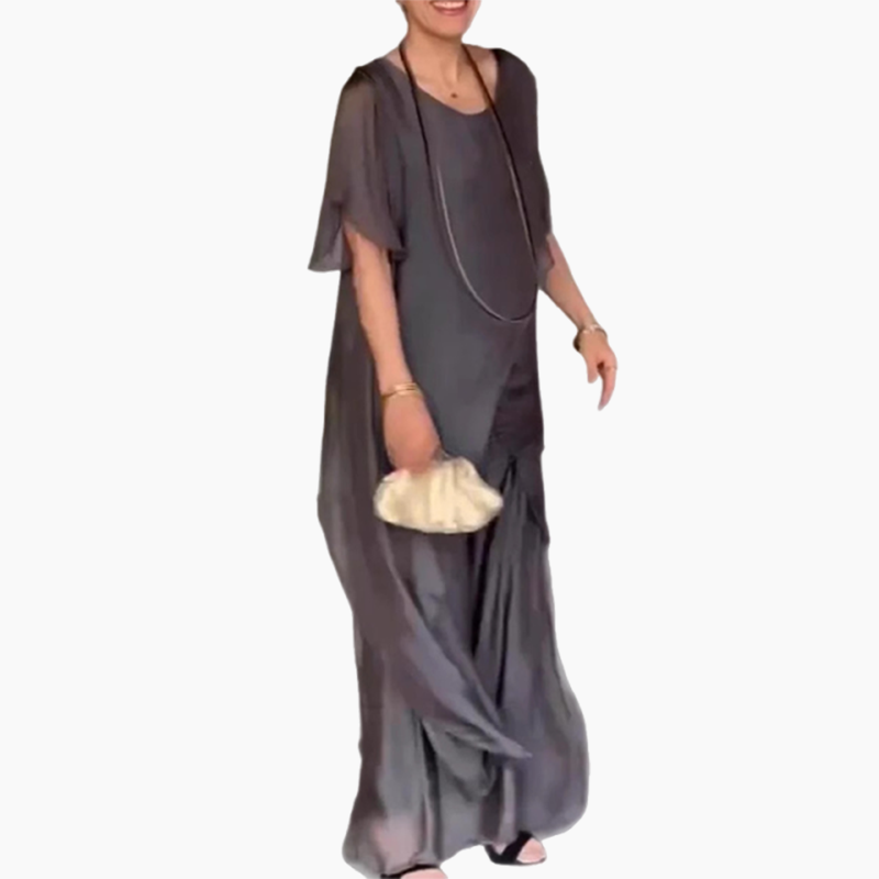 💖Women's Irregular Top & Loose Pants Set