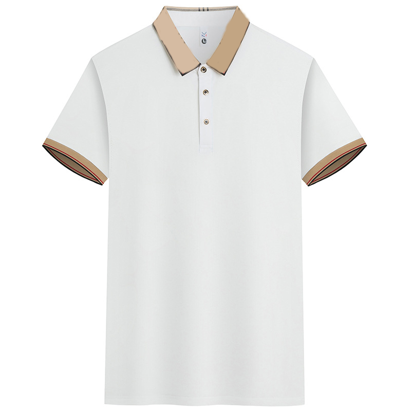 Men's Business Casual Short-Sleeve Collared Shirt
