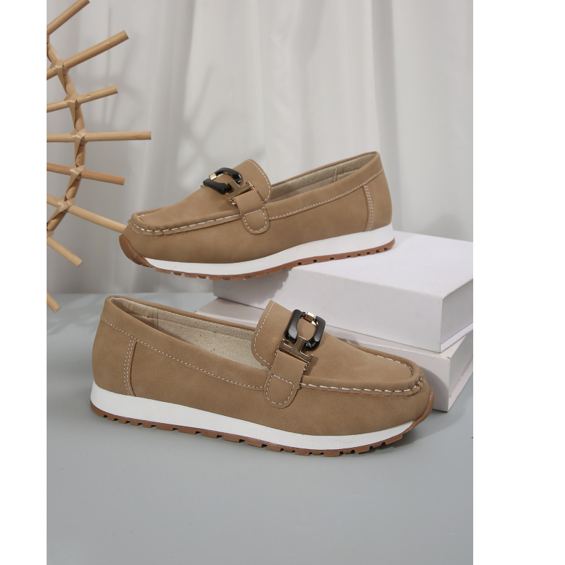 š„æCasualĀ Suede-likeĀ UpperĀ ThickĀ SoleĀ Loafers