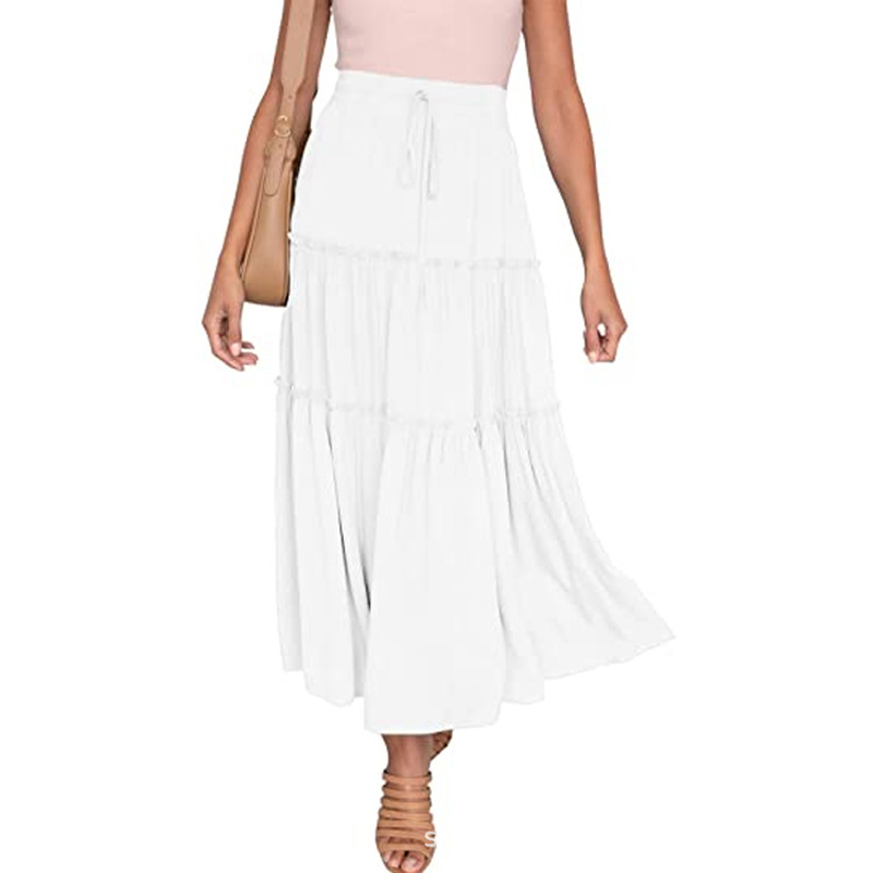 Boho Pleated Skirt