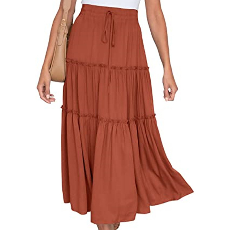 Boho Pleated Skirt