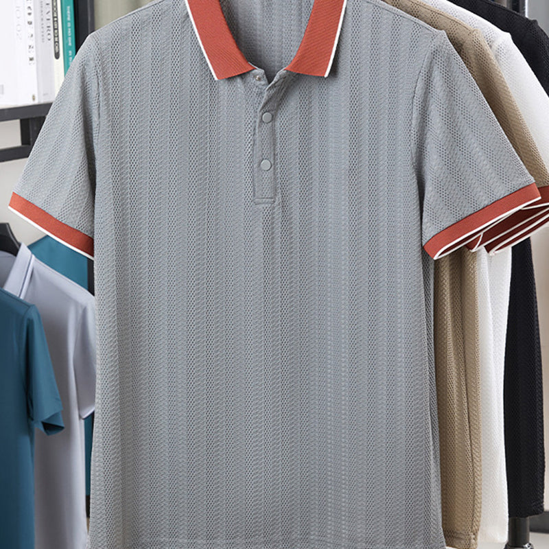 Men’s Fashion Color-Blocking Shirt