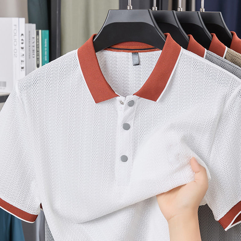 Men’s Fashion Color-Blocking Shirt