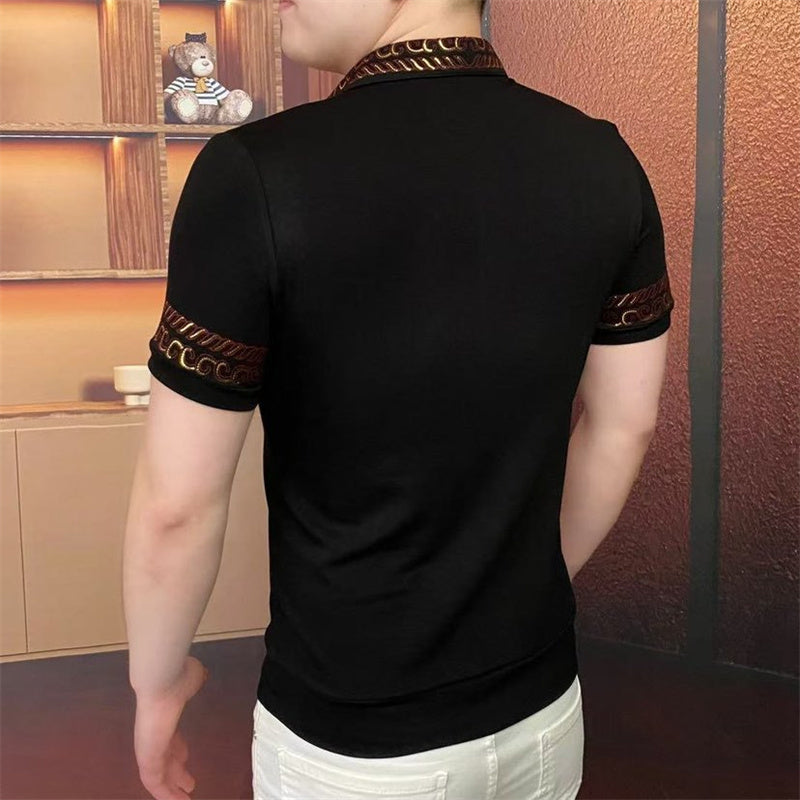 Men's Fashion Lapel 3-Button T-Shirt(50% OFF)