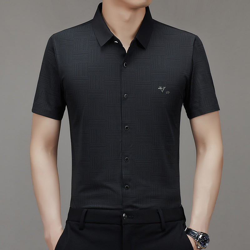 š„HOT SALEš„Men's Summer Subtle Pattern Short-Sleeve Shirt