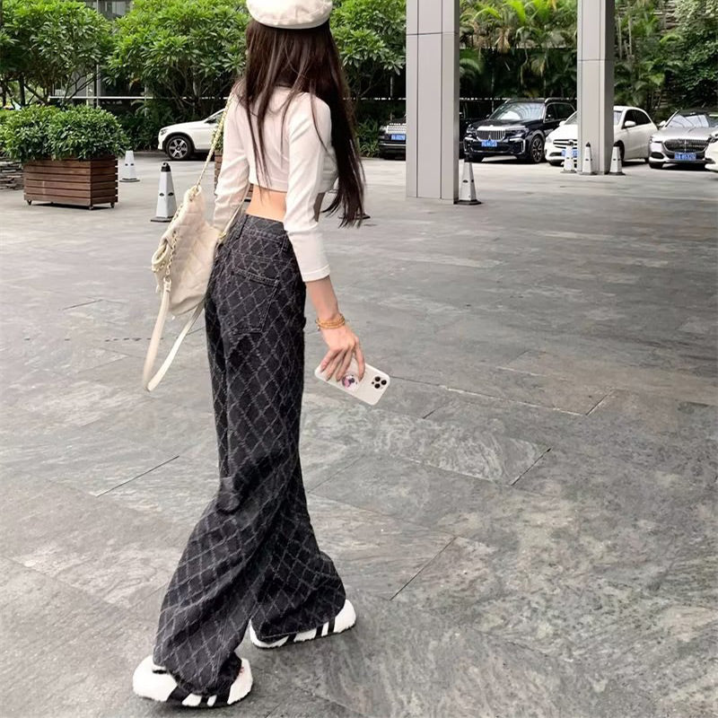 Women's Vintage Trendy High-Waisted Denim Jeans