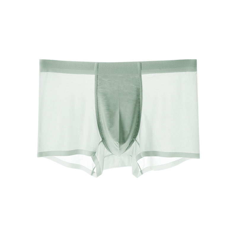 Men's Ice Silk Boxer Shorts Underwear