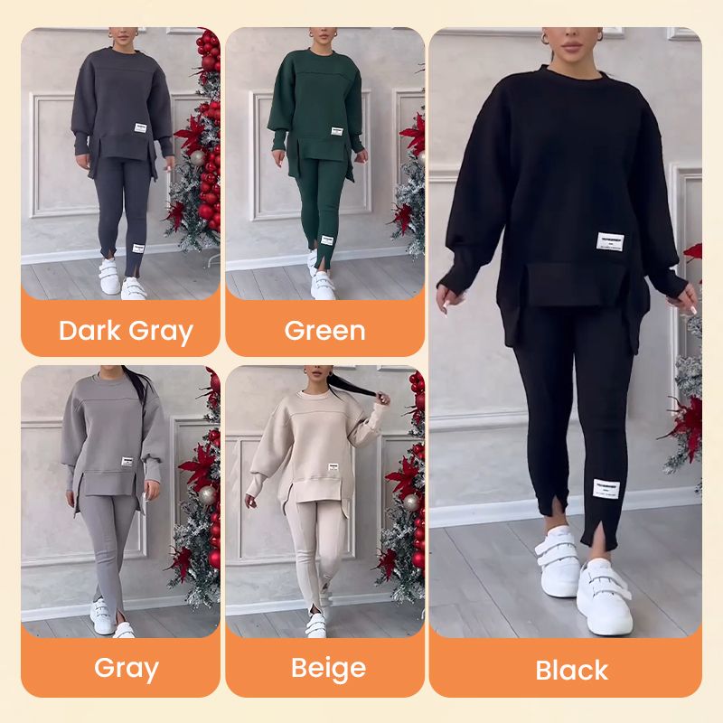 Women's Casual Sweatshirt Leggings Set