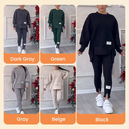 Women's Casual Sweatshirt Leggings Set