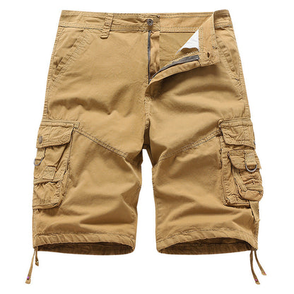 Mid Waist Cargo Shorts