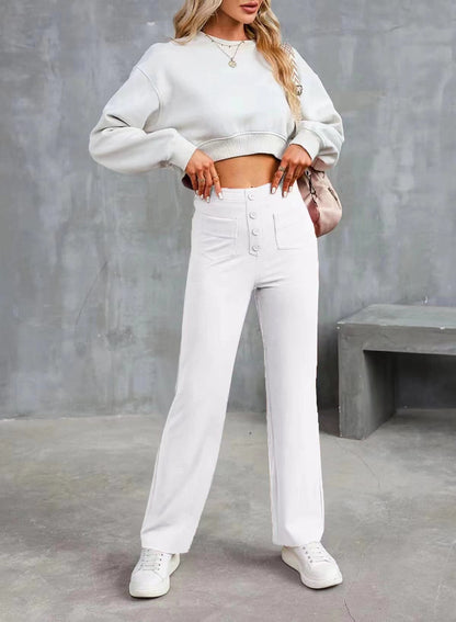 🔥BIG SALE💷Best Price🔥Women's Casual High Waist Stretch Pants