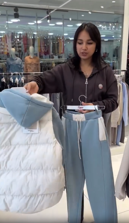 NEW AUTUMN AND WINTER SET WITH VEST + SWEATSHIRT + CASUAL TROUSERS