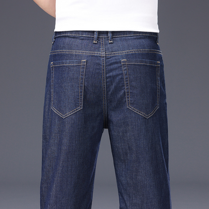 Men's Casual Straight-Leg Denim Jeans