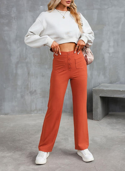 🔥BIG SALE💷Best Price🔥Women's Casual High Waist Stretch Pants