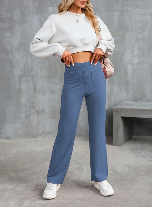 🔥BIG SALE💷Best Price🔥Women's Casual High Waist Stretch Pants