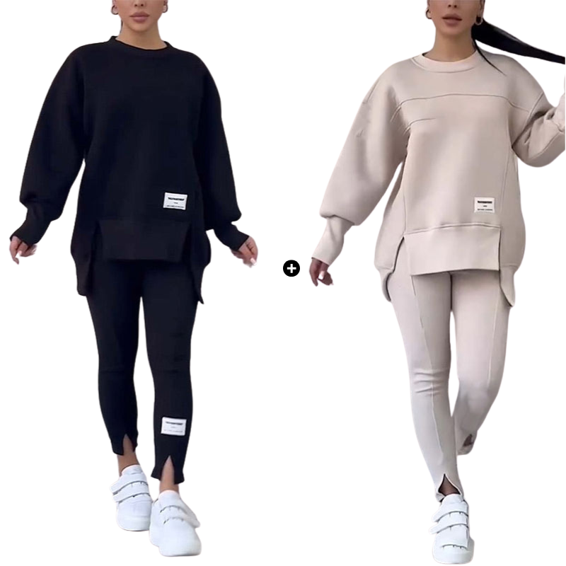 Women's Casual Sweatshirt Leggings Set