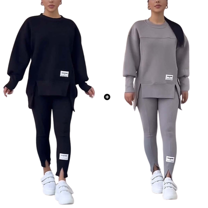 Women's Casual Sweatshirt Leggings Set