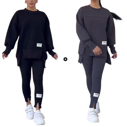 Women's Casual Sweatshirt Leggings Set