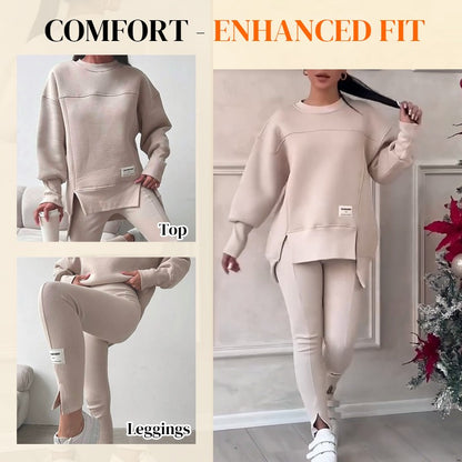 Women's Casual Sweatshirt Leggings Set