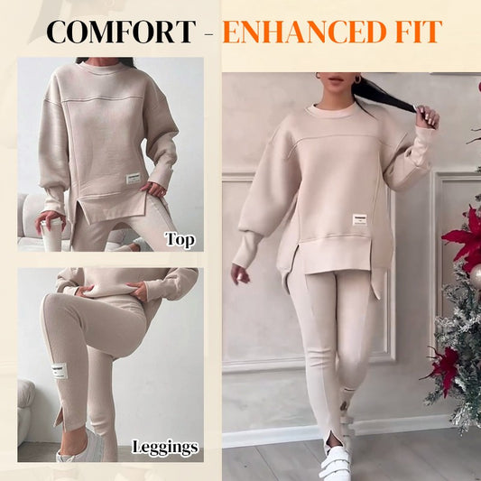 Women's Casual Sweatshirt Leggings Set