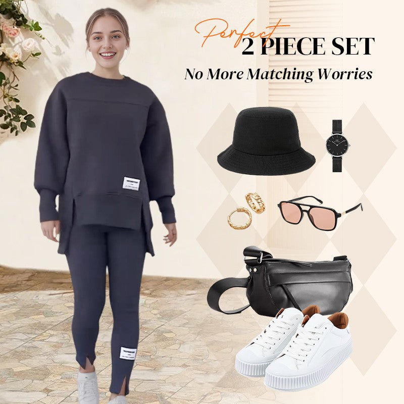 Women's Casual Sweatshirt Leggings Set
