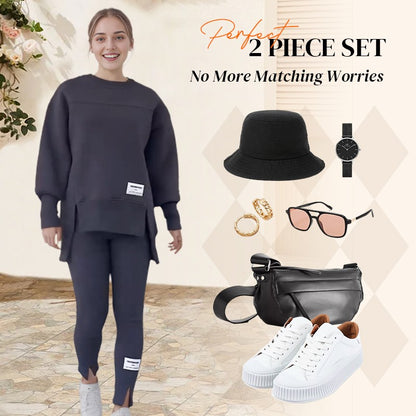 Women's Casual Sweatshirt Leggings Set