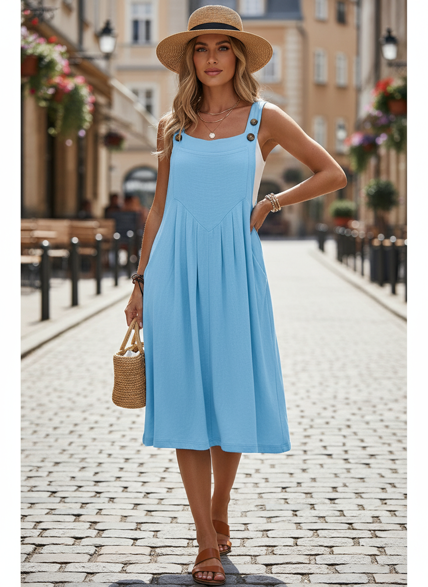 ✨Sleeveless Wide-Leg Jumpsuit For Summer Breezes