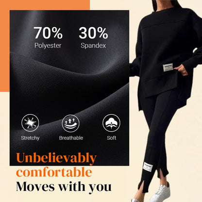 Women's Casual Sweatshirt Leggings Set