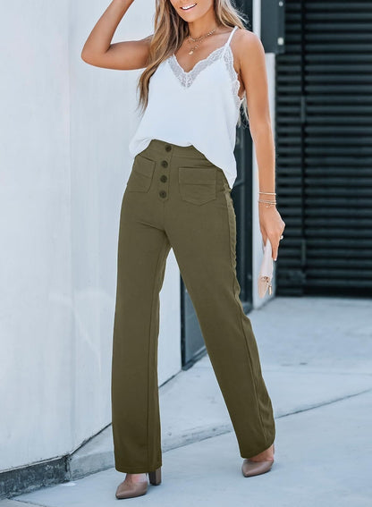 🔥BIG SALE💷Best Price🔥Women's Casual High Waist Stretch Pants