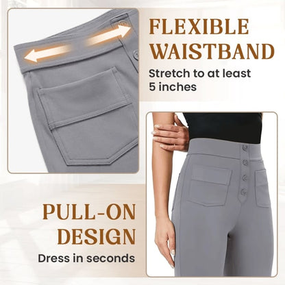 🔥BIG SALE💷Best Price🔥Women's Casual High Waist Stretch Pants