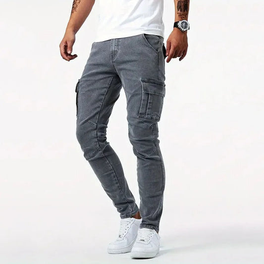 🎉Hot Sale 49% OFF🎉Cargo trousers in stretch denim