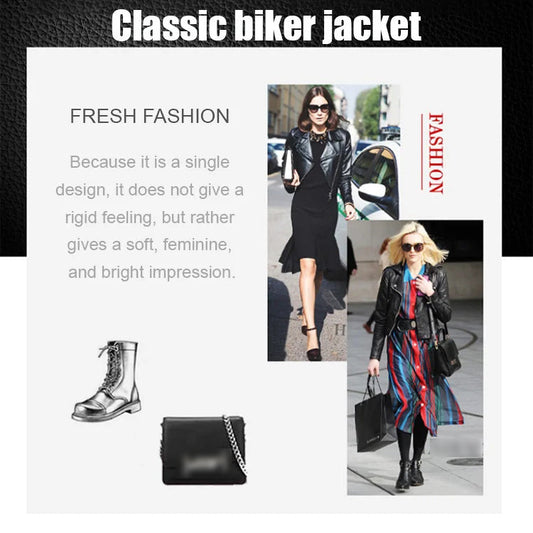 Detachable Hooded Ladies Leather Jacket