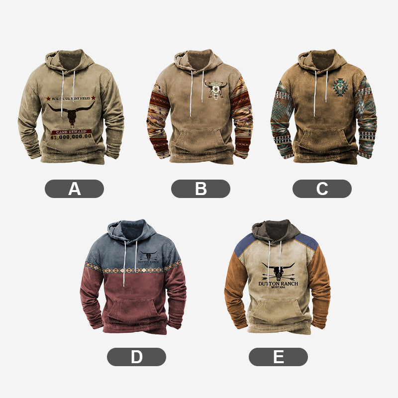 🔥Buy 2 Free shipping🔥Men's Printed Hooded Sweatshirt