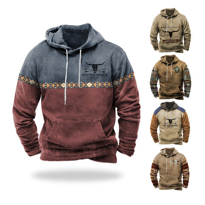 🔥Buy 2 Free shipping🔥Men's Printed Hooded Sweatshirt