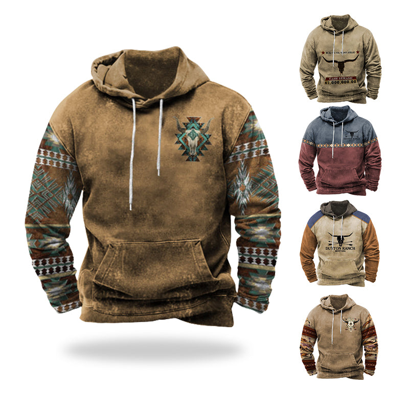 🔥Buy 2 Free shipping🔥Men's Printed Hooded Sweatshirt
